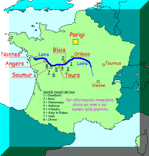 cicloturismo castelli della Loira in bicicletta